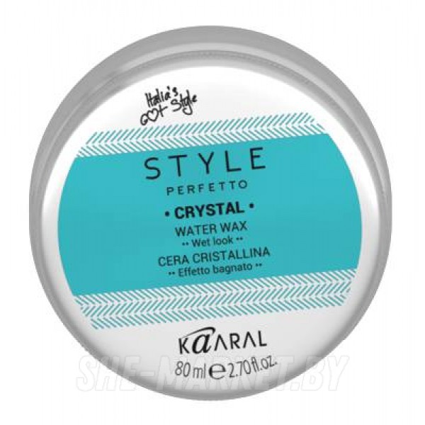 Воск на водной основе для укладки волос Crystal water wax Style Perfetto, 80мл