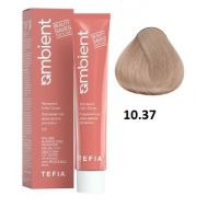 Перманентная крем-краска для волос AMBIENT тон 10.37, 60мл