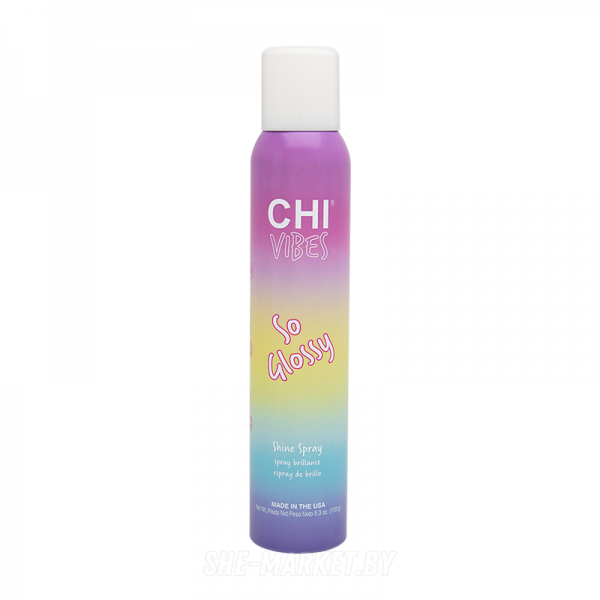 Спрей для блеска волос, не утяжеляет волосы VIBES So Glossy Shine Spray, 150гр