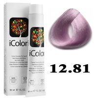 Крем-краска для волос iColori ТОН - 12/81 специальный блондин жемчужно-пепельный, 90мл