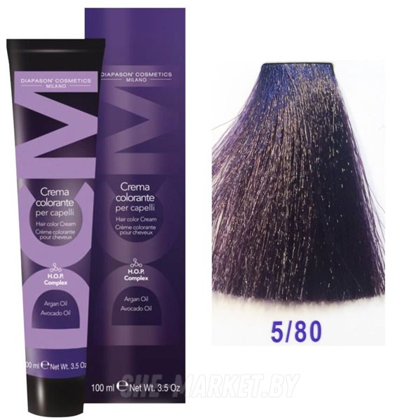 Крем-краска DCM Hair Color Cream HOP Complex 5/80 100мл