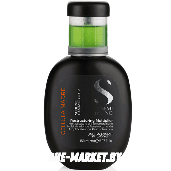 Жидкость концентрат восстанавление поврежденных Cellula Madre Semi Di Lino Sublime Dry Hair, 150мл