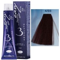 Крем-краска для волос Escalation Easy Absolute 3 ТОН 4/03  каштановый натуральный золотистый 60мл