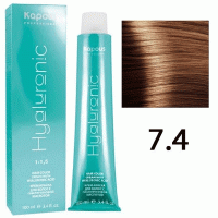 Крем-краска для волос Hyaluronic acid  7.4 Блондин медный, 100 мл