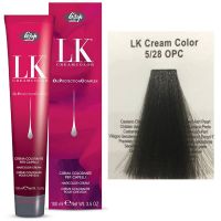 Краска для волос LK OPC Oil Protection Complex  5/28 светло-каштановый жемчужно-пепельный 100мл