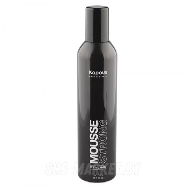 Мусс для укладки волос сильной фиксации Mousse Strong, 400мл.