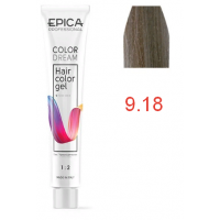 Гель-краска COLORDREAM 9.18 блондин пепельно-жемчужный, 100мл