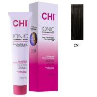 Безаммиачная крем-краска для волос Ionic Permanent Shine Hair Color 2N, 85гр