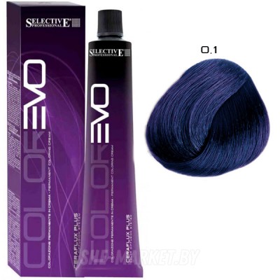 Крем-краска для волос Color Evo 0.1 Синий 100мл