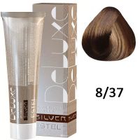 Крем-краска для седых волос SILVER DE LUXE 8/37 светло-русый золотисто-коричневый 60мл