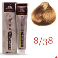 Крем краска для волос Colorianne Prestige ТОН - 8/38 Светлый шоколадный блонд, 100мл Крем краска для волос Colorianne Prestige ТОН - 8/38 Светлый шоколадный блонд, 100мл