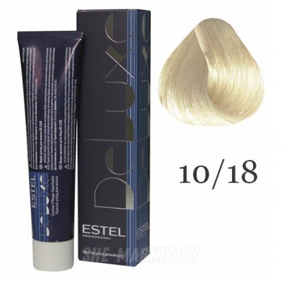 Краска-уход для волос Deluxe 10/18 Светлый блондин пепельно-жемчужный, 60 мл