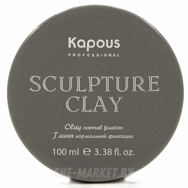 Глина для укладки волос нормальной фиксации Sculpture Clay, 100мл.