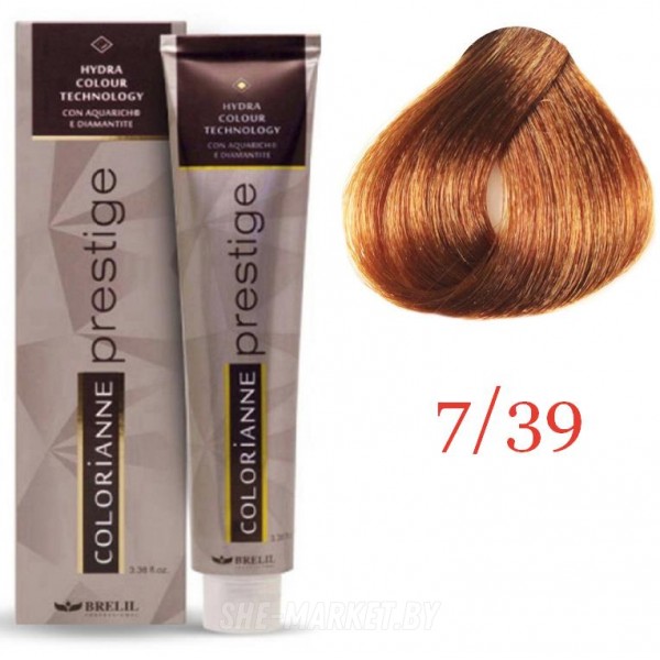 Крем краска для волос Colorianne Prestige ТОН - 7/39 Блонд саванна, 100мл