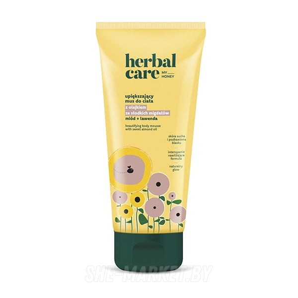 Крем-мусс для тела Мед + Лаванда HERBAL CARE MY HONEY, 200мл