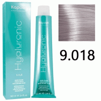 Крем-краска для волос Hyaluronic acid 9.018 Очень светлый блондин прозрачный лакричный, 100 мл Крем-краска для волос Hyaluronic acid 9.018 Очень светлый блондин прозрачный лакричный, 100 мл