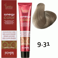 Безаммиачная краска для волос SELIAR SYNERGY COLOR 9.31 Very Light Blonde Sandy Светлый бллондин песочный