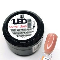LED Cover Dark - камуфляжный гель для наращивания ногтей, 15гр LED Cover Dark - камуфляжный гель для наращивания ногтей, 15гр