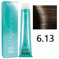 Крем-краска для волос Hyaluronic acid  6.13 Темный блондин бежевый, 100 мл