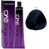 Крем-краска для волос Color Evo 1.1 Черно-синий 100мл