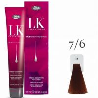 Краска для волос LK OPC Oil Protection Complex 7/6 блондин медный, 100мл