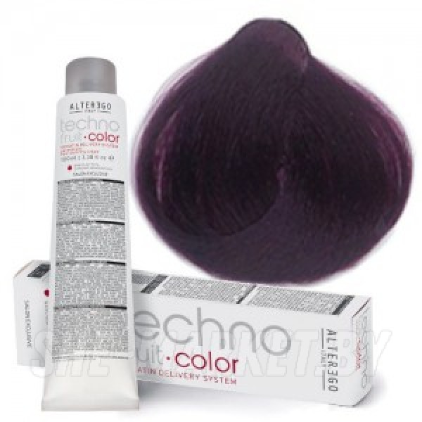 Краска для волос перманентная Techno Fruit Color 6/22 темно-русый насыщенный ирисовый, 100мл