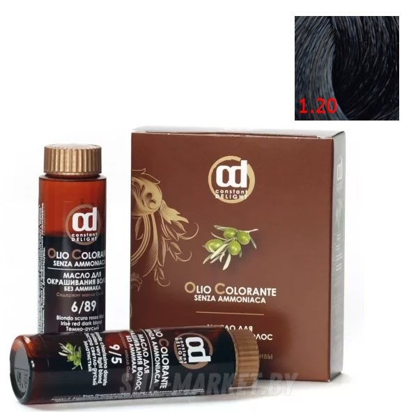 Масло для окрашивания волос Olio Colorante 1.20, 50мл