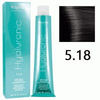 Крем-краска для волос Hyaluronic acid 5.18 Светлый коричневый лакричный, 100 мл Крем-краска для волос Hyaluronic acid 5.18 Светлый коричневый лакричный, 100 мл