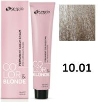Крем-краска для волос Color Blonde ТОН - 10.01 очень светлый блондин легкий пепельный, 100мл