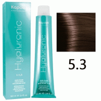 Крем-краска для волос Hyaluronic acid  5.3 Светлый коричневый золотистый, 100 мл