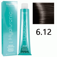 Крем-краска для волос Hyaluronic acid  6.12 Темный блондин табачный, 100 мл