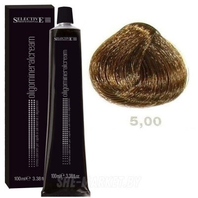 Крем-краска для волос Oligomineral Cream 5.00 светлый каштановый 100мл