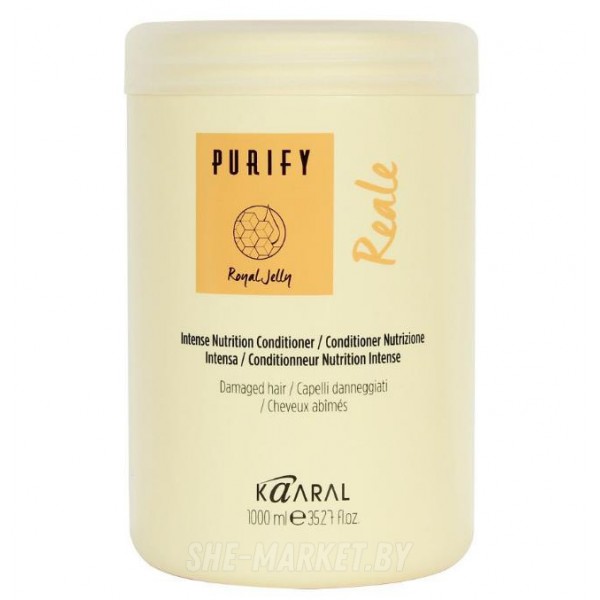 Интенсивный восстанавливающий кондиционер для поврежденных волос Reale Conditioner Purify, 1000мл