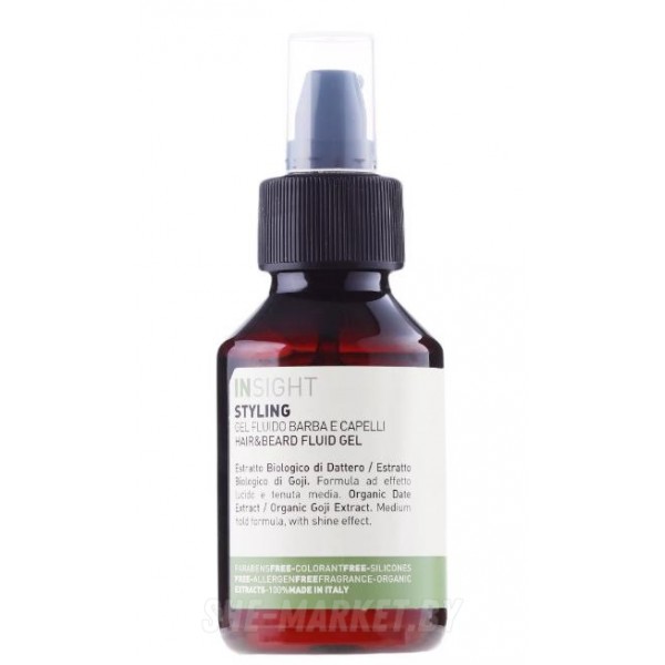 Гель-флюид для волос и бороды  STYLING HAIR BEARD FLUID GEL 100 мл