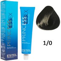 Крем-краска для волос PRINCESS ESSEX 1/0 черный классический, 60мл