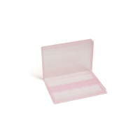 Контейнер для фрез пластиковый прозрачно-розовый