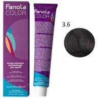 Крем-краска для волос Crema Colore 3.6 Dark chestnut red, 100мл