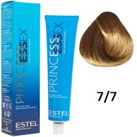 Крем-краска для волос PRINCESS ESSEX 7/7 средне-русый коричневый /кофе с молоком 60мл