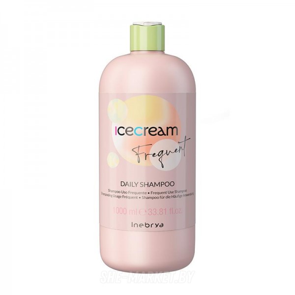 Восстанавливающий шампунь для частого использования ICE CREAM FREQUENT DAILY SHAMPOO, 1л