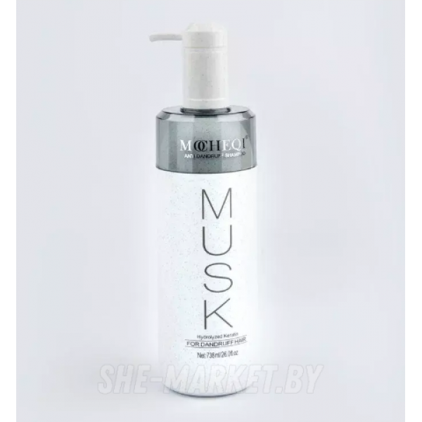 Шампунь с гидролизованным кератином и маслом жожоба для волос ANTI-DANDRUFF SHAMPOO FOR DANDRUFF HAIR MUSK, 738мл