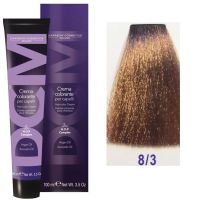 Крем-краска DCM Hair Color Cream HOP Complex 8/3 100мл