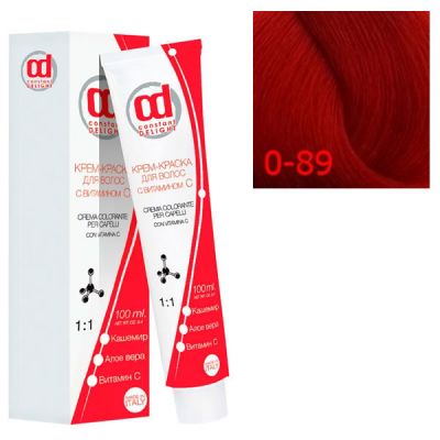 Крем-краски для волос с витамином С 0/89 маджента 100мл