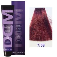 Крем-краска DCM Hair Color Cream HOP Complex 7/58 100мл