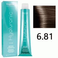 Крем-краска для волос Hyaluronic acid 6.81 Темный блондин капучино пепельный, 100 мл Крем-краска для волос Hyaluronic acid 6.81 Темный блондин капучино пепельный, 100 мл