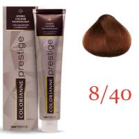 Крем краска для волос Colorianne Prestige ТОН - 8/40 Светлый медный блонд, 100мл Крем краска для волос Colorianne Prestige ТОН - 8/40 Светлый медный блонд, 100мл