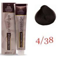 Крем краска для волос Colorianne Prestige ТОН - 4/38 Шоколадный шатен, 100мл