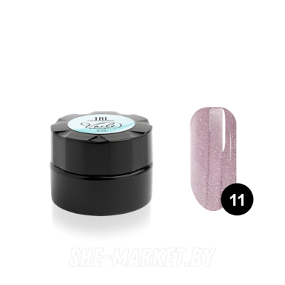 Гель-краска для тонких линий Voile №11 паутинка розовый металлик , 6 мл.
