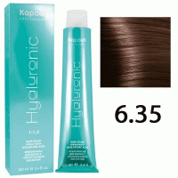 Крем-краска для волос Hyaluronic acid  6.35 Темный блондин каштановый, 100 мл