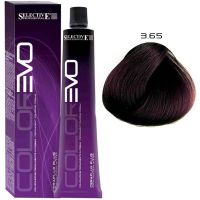 Крем-краска для волос Color Evo 3.65 Темно-каштановый красно-махагоновый 100мл