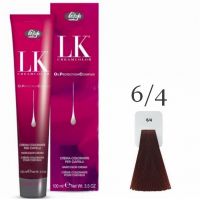 Краска для волос LK OPC Oil Protection Complex 6/4 темный блондин махагоновый, 100мл